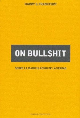 Tapa de On Bullshit