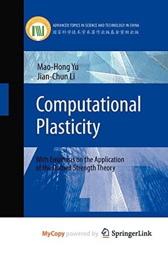 Tapa de Computational Plasticity