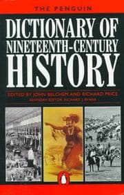 Tapa de The Penguin dictionary of nineteenth-century history