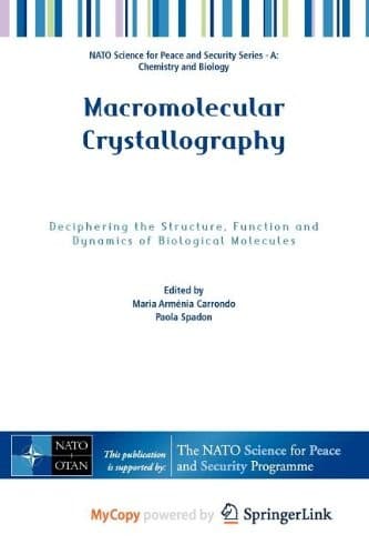 Tapa de Macromolecular Crystallography