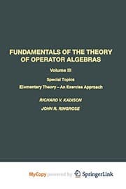 Tapa de Fundamentals of the Theory of Operator Algebras