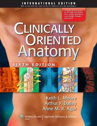Tapa de Clinically Oriented Anatomy
