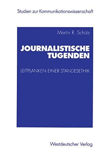 Tapa de Journalistische Tugenden