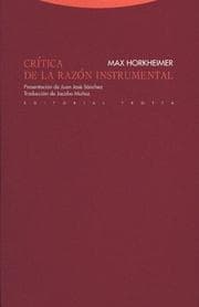 Tapa de Criticas De La Razon Instrumental (Filosofia)