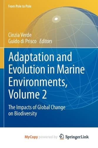 Tapa de Adaptation and Evolution in Marine Environments, Volume 2
