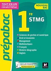 Tapa de Prépabac 1re STMG - Toutes les matières - Cours et contrôle continu