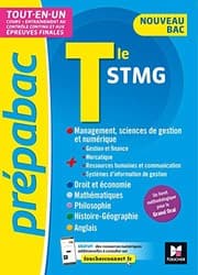Tapa de PREPABAC - Toute la terminale STMG - Nouveau bac - Contrôle continu et épreuves finales - Révision