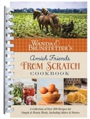 Tapa de Wanda E. Brunstetter's Amish Friends From Scratch Cookbook