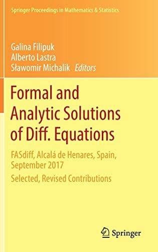 Tapa de Formal and Analytic Solutions of Diff. Equations