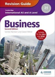 Tapa de Cambridge International AS/A Level Business Revision Guide 2nd edition