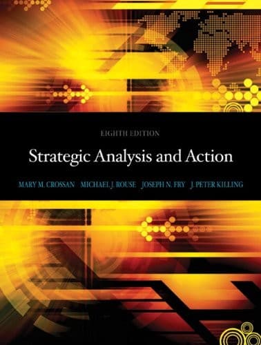 Tapa de Strategic Analysis and Action