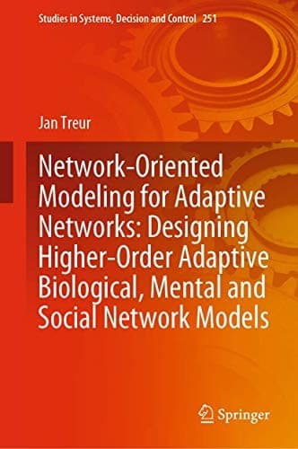 Tapa de Network-Oriented Modeling for Adaptive Networks