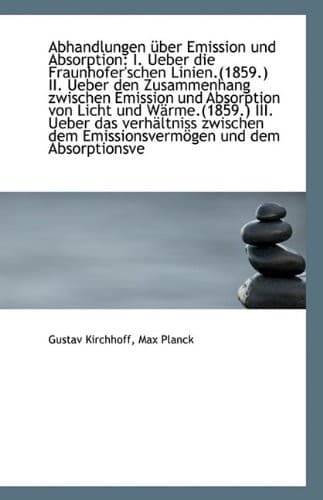 Tapa de Abhandlungen über Emission und Absorption