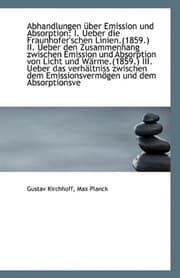 Tapa de Abhandlungen über Emission und Absorption