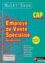Tapa de Employé de vente spécialisé - Options A et B Multi'Exos i-Manuel bi-média