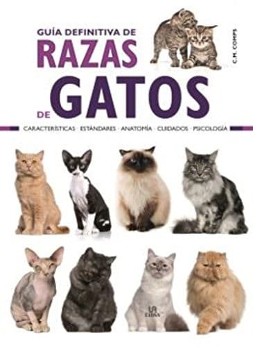 Tapa de Guía Definitiva de Razas de Gatos