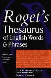Tapa de Roget's thesaurus of English words and phrases