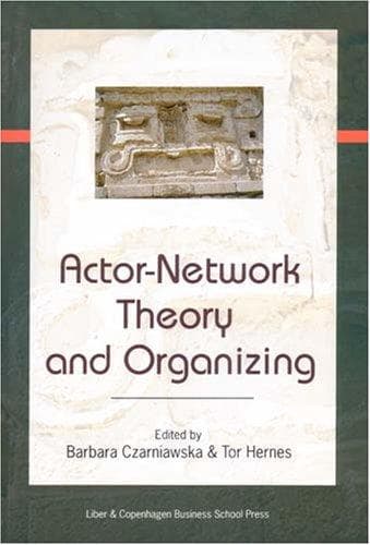 Tapa de Actor-network theory and organizing