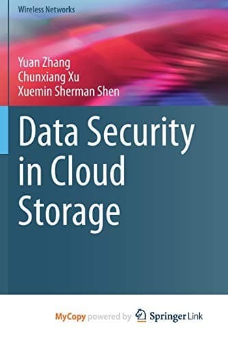 Tapa de Data Security in Cloud Storage