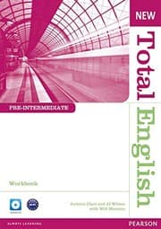 Tapa de New Total English Pre-Intermediate Workbook without Key and Audio CD Pack