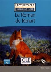 Tapa de LCF niveau Le roman de renart + CD audio