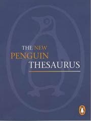 Tapa de The new Penguin thesaurus