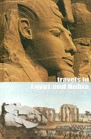 Tapa de Travels in Egypt and Nubia (The Great Adventures)