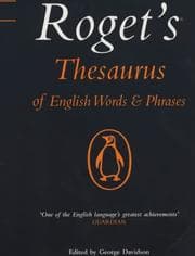 Tapa de Roget's thesaurus