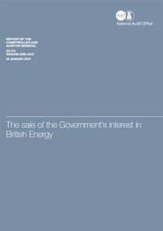 Tapa de The Sale of the Government's Interest in British Energy