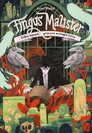 Tapa de Fingus Malister, Crâne bavard, grimoire et magie noire