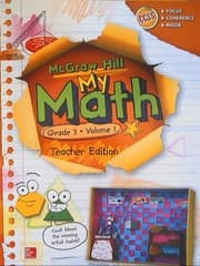 Tapa de McGraw-Hill My Math, Grade 3, Teacher Edition, Volume 1