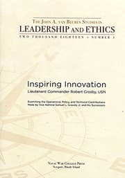 Tapa de Inspiring Innovation : Examining The Operational Policy And Technical Contributions Made By Vice Admiral Samuel L. Gravely Jr and his Successors
