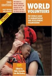 Tapa de World Volunteers: The World Guide to Humanitarian and Development Volunteering (World Volunteers: The World Guide to Humanitarian & Development Volu)