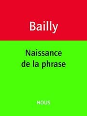Tapa de Naissance de la phrase