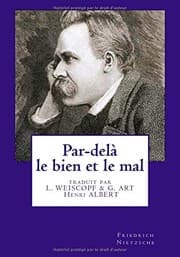 Tapa de Par-delà le bien et le mal