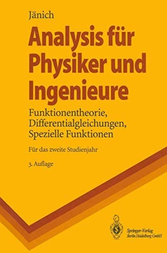 Tapa de Analysis Fur Physiker Und Ingenieure