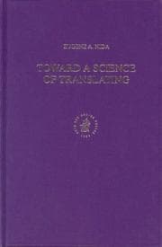 Tapa de Toward a science of translating
