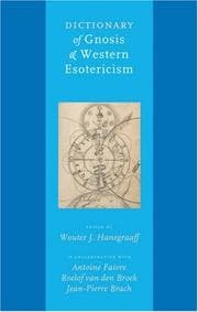Tapa de Dictionary of Gnosis & Western Esotericism
