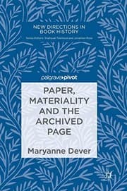 Tapa de Paper, Materiality and the Archived Page