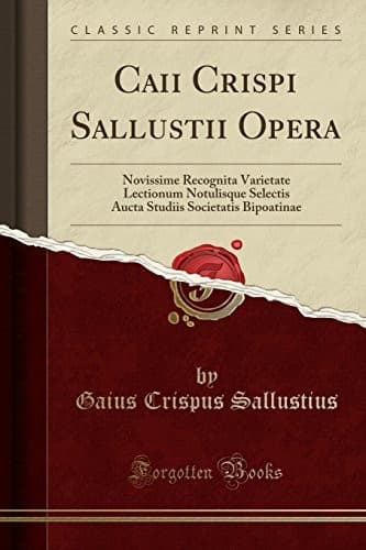Tapa de Caii Crispi Sallustii Opera