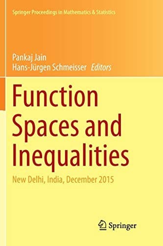 Tapa de Function Spaces and Inequalities