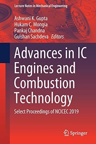 Tapa de Advances in IC Engines and Combustion Technology