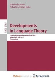 Tapa de Development in Language Theory