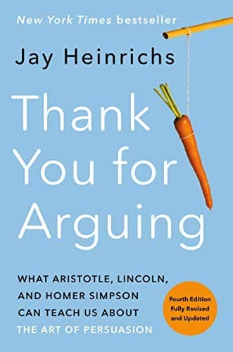 Tapa de Thank You for Arguing, Fourth Edition