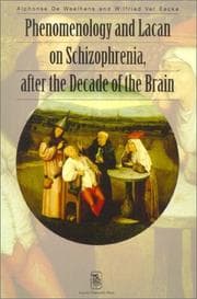 Tapa de Phenomenology and Lacan on Schizophrenia after the Decade of the Brain