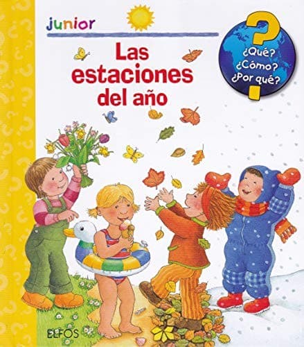 Tapa de ¿Qué? Junior. Estaciones del año
