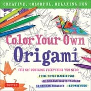 Tapa de Color Your Own Origami Kit : Creative, Colorful, Relaxing Fun