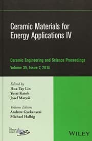 Tapa de Ceramic Materials for Energy Applications IV