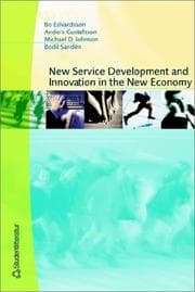 Tapa de New service development and innovation in the new economy