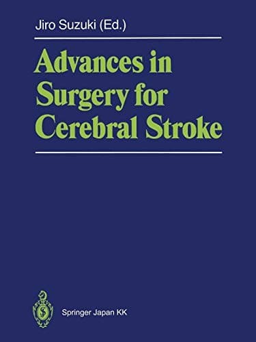 Tapa de Advances in Surgery for Cerebral Stroke
